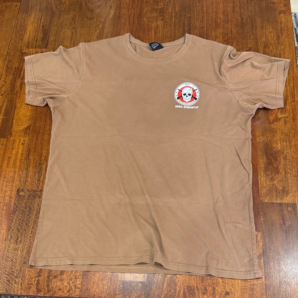 Men’s BRK Textile Hunting Club Erbil Iraq Brown Graphic T-Shirt